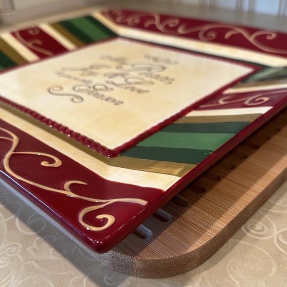 🌲Ceramic Christmas Serving Plate - Picture 2 of 4